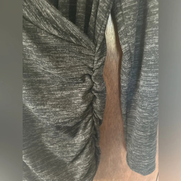 Hello Miz Tunic Sweater Maternity Top Gray Size S - Picture 2 of 7